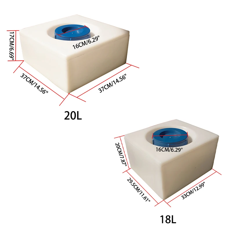 18L/20L Car Travel Water Storage Tank Hand Wash Water Tank Off-road Truck RV Square water Tank Thickened
18L/20L Car Travel Water Storage Tank Hand Wash Water Tank Off-road Truck RV Square water Tank Thickened