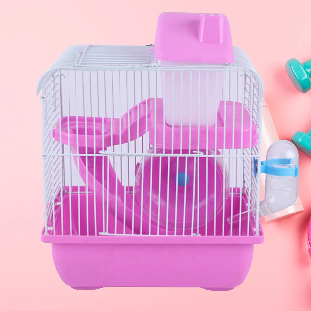 1pc Double Layer Hamster Cage Acrylic Portable Small Pets House Chinchilla Hamster House (Light Pink)
1pc Double Layer Hamster Cage Acrylic Portable Small Pets House Chinchilla Hamster House (Light Pink)