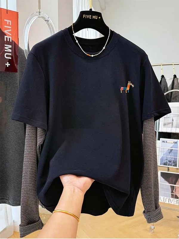 Retro American Spring Autumn Cartoon Print Loose Long Sve Sweatirt Women's Sle Couple Match Casual Comfortable Top
Retro American Spring Autumn Cartoon Print Loose Long Sve Sweatirt Women's Sle Couple Match Casual Comfortable Top