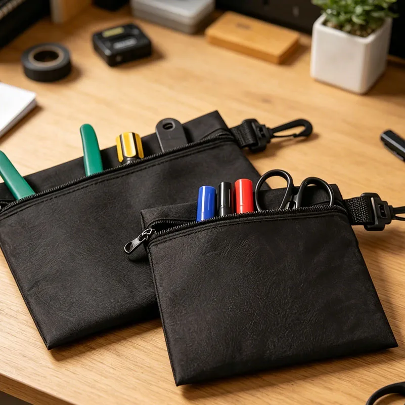 2-Pack Tool Storage Bags, Thickened Electrician Repair Kits with Snap-On Design, Suitable for Organizing Screws, Parts, and Hardware Tools
2-Pack Tool Storage Bags, Thickened Electrician Repair Kits with Snap-On Design, Suitable for Organizing Screws, Parts, and Hardware Tools