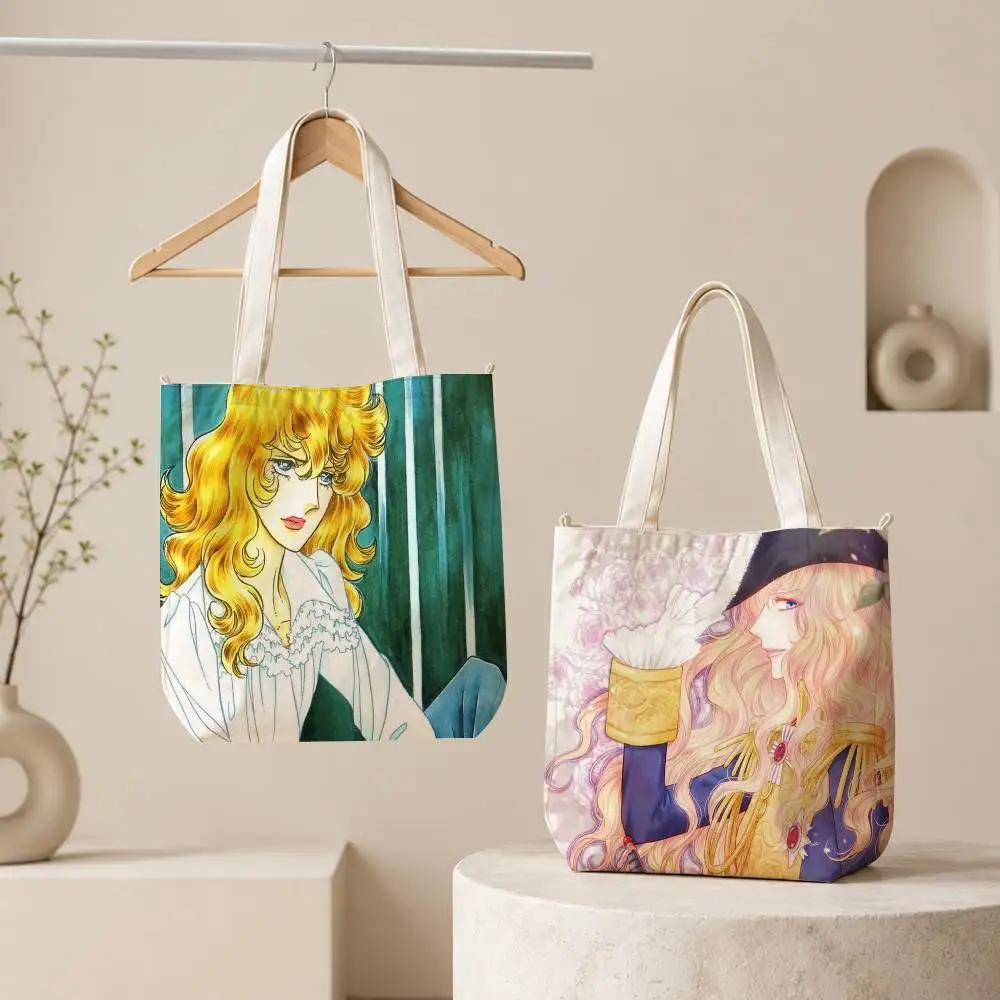 Rose of V-Versailles Lady Oscar Tote Bag for Women Reusable Shopping Tote Bag Zippered Shoulder Bags Print
Rose of V-Versailles Lady Oscar Tote Bag for Women Reusable Shopping Tote Bag Zippered Shoulder Bags Print