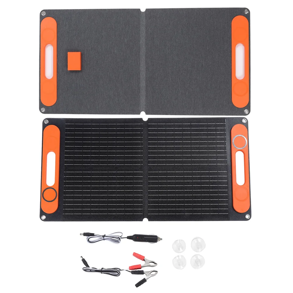 1set 80W Portable Folding Solar Panel Dual USB 12VDC Charging Panel With Battery Clip Home Improvement Solar Power Accessories
1set 80W Portable Folding Solar Panel Dual USB 12VDC Charging Panel With Battery Clip Home Improvement Solar Power Accessories