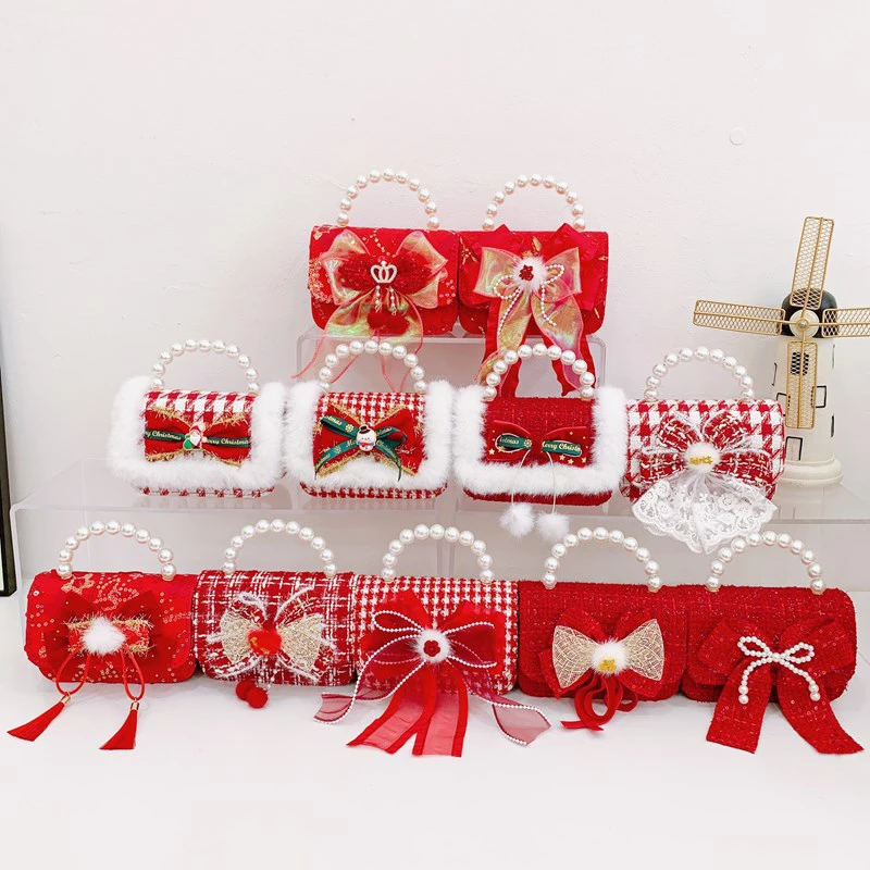 Girls Red New Year Bag Cute Bow Princess Bag Handbag Little Girl Coin Purse Crossbody Bag
Girls Red New Year Bag Cute Bow Princess Bag Handbag Little Girl Coin Purse Crossbody Bag
