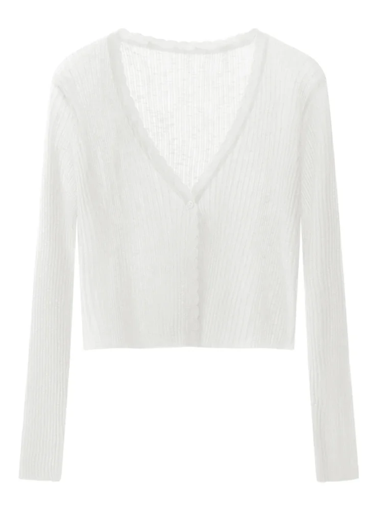 Summer Short Ice Silk Knitted Sun Protection Cardigan Women's Thin Suspender Skirt Layered Gauze Jacket Air-conditioned Cover Up
Summer Short Ice Silk Knitted Sun Protection Cardigan Women's Thin Suspender Skirt Layered Gauze Jacket Air-conditioned Cover Up