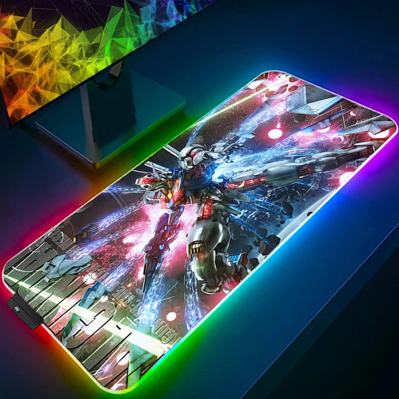 RGB Backlight Mouse Pad Game Large LED Computer Pc Mousepad Mechanical Warrior G-gundam A-aerial Carpet Gaming Keyboard Desk Mat
RGB Backlight Mouse Pad Game Large LED Computer Pc Mousepad Mechanical Warrior G-gundam A-aerial Carpet Gaming Keyboard Desk Mat