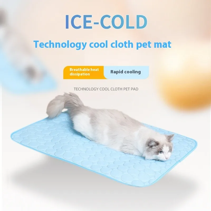 Pet Cooling Mat Summer Ice Silk Pad Large Dog Cat Bed Non-Slip Kennel Cushion Breathable Gel Pad Four Seasons Use
Pet Cooling Mat Summer Ice Silk Pad Large Dog Cat Bed Non-Slip Kennel Cushion Breathable Gel Pad Four Seasons Use