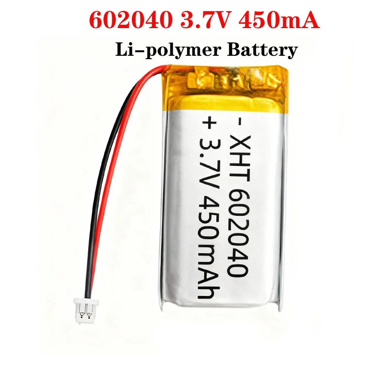 3.7V 450mAh Polymer Lithium LiPo Rechargeable Battery 602040 for Bluetooth Headset, Beauty Instrument GPS MP3 Headphone
3.7V 450mAh Polymer Lithium LiPo Rechargeable Battery 602040 for Bluetooth Headset, Beauty Instrument GPS MP3 Headphone