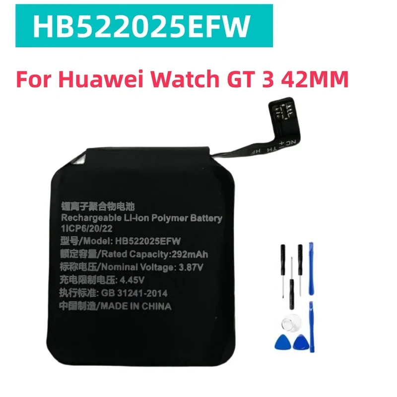Original replacement watch battery for Huawei Watch GT 3 42mm watch GT3 smart watch hb522025efw free tools
Original replacement watch battery for Huawei Watch GT 3 42mm watch GT3 smart watch hb522025efw free tools