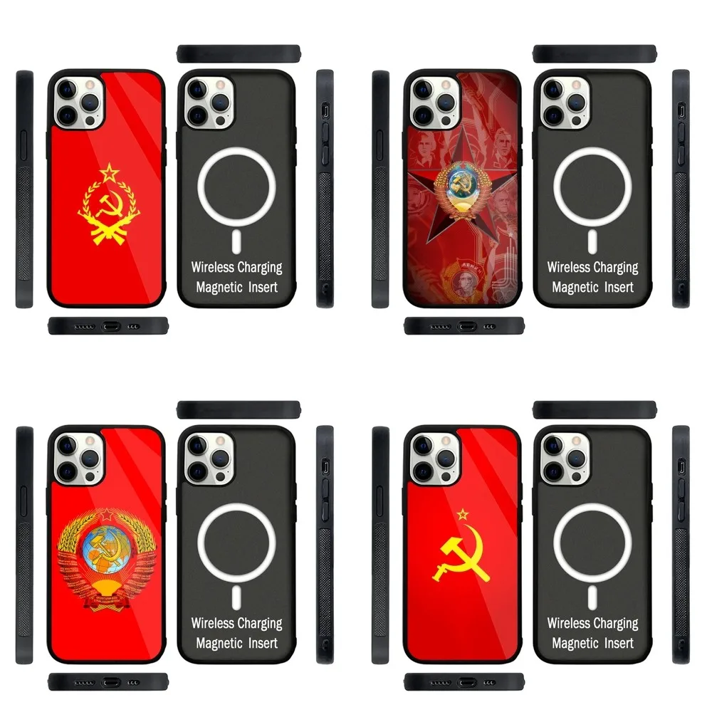 Soviet Union USSR CCCP Flag Phone Case Strong Magnetic For IPhone 15,14,13,Pro,Max,Plus,11,12,Mini For Magsafe Wireless Charging
Soviet Union USSR CCCP Flag Phone Case Strong Magnetic For IPhone 15,14,13,Pro,Max,Plus,11,12,Mini For Magsafe Wireless Charging