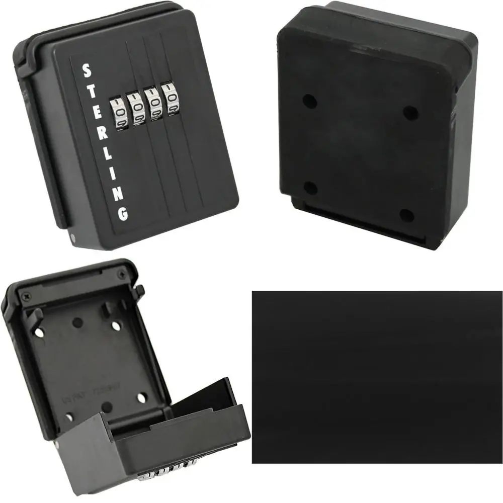 Key Storage Box Secure Organizer for Keys, Black, Compact and Convenient Key Holder with Mindful Design
Key Storage Box Secure Organizer for Keys, Black, Compact and Convenient Key Holder with Mindful Design