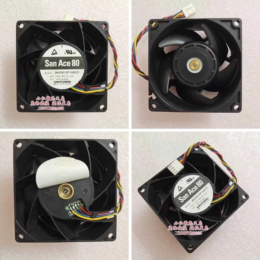For SanAce 9HV0812P1H6031 8038 12V 3.0A 8CM Super High Speed Cooling Fan
For SanAce 9HV0812P1H6031 8038 12V 3.0A 8CM Super High Speed Cooling Fan