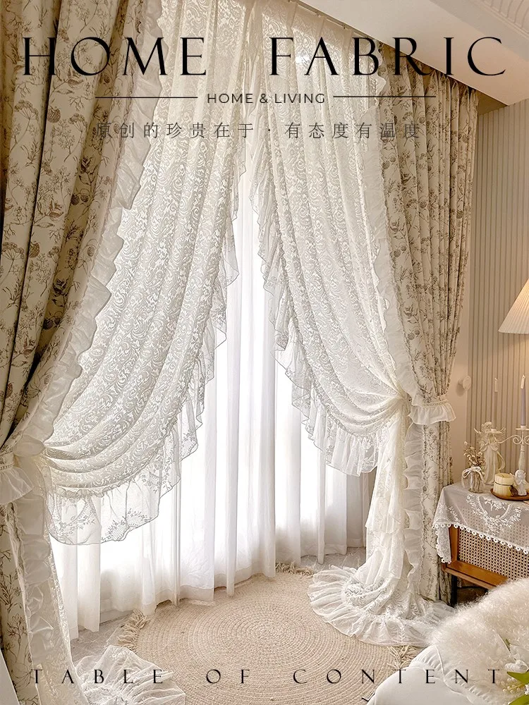 Custom French Romantic Retro Modern Creamy Luxury Curtains for Living Dining Room Bedroom Jacquard Fashion White Tulle Blackout 
Custom French Romantic Retro Modern Creamy Luxury Curtains for Living Dining Room Bedroom Jacquard Fashion White Tulle Blackout