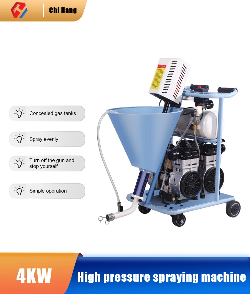 Multifunctional High Pressure Spraying Machine, Polyurethane Putty Powder, Waterproof Coating, Grout, Paint Spray Paint
Multifunctional High Pressure Spraying Machine, Polyurethane Putty Powder, Waterproof Coating, Grout, Paint Spray Paint