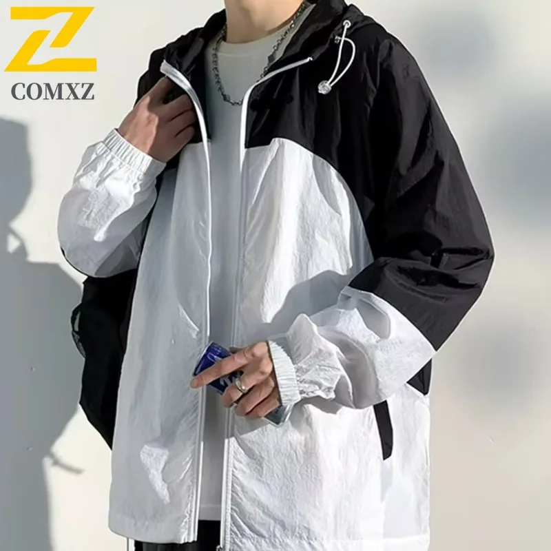 COMXZ Trendy Coat Lightweight Windproof Minimalist Work Travel Windbreaker Jacket Brand High Quality Jogger Jackets Men Clothing
COMXZ Trendy Coat Lightweight Windproof Minimalist Work Travel Windbreaker Jacket Brand High Quality Jogger Jackets Men Clothing