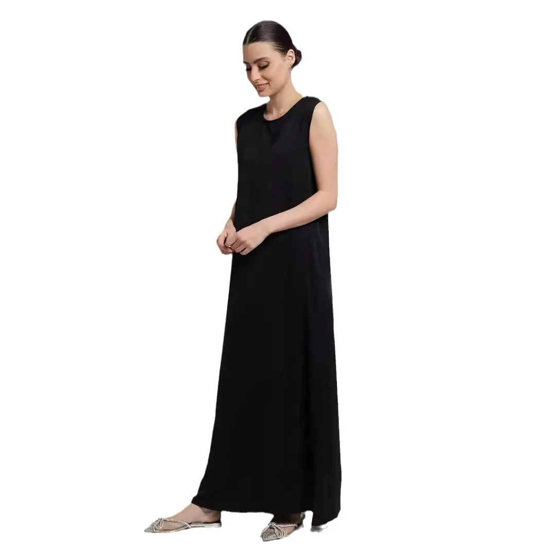 Muslim Women's Clothing Abaya Bottom with Vest Skirt Loose Casual Long Dress Sleeveless Dress Cw6693
Muslim Women's Clothing Abaya Bottom with Vest Skirt Loose Casual Long Dress Sleeveless Dress Cw6693