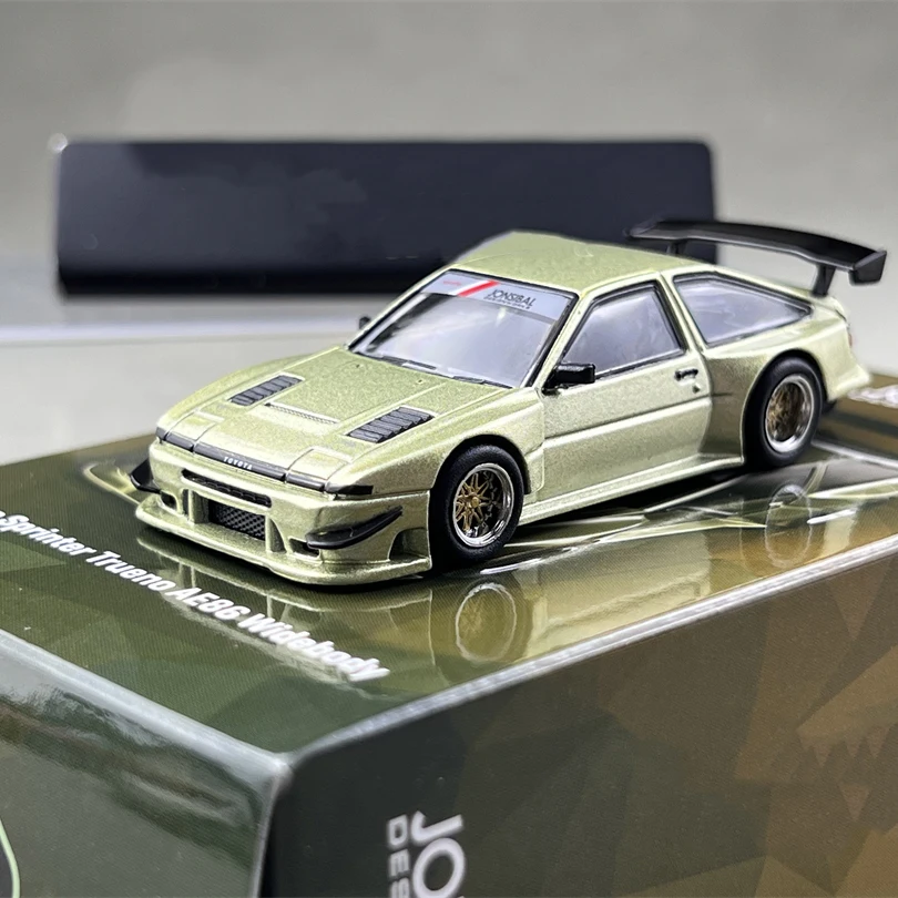 Tarmac Works *CHASE* 1:64 Toyota Sprinter Trueno AE86 Widebody Green, литая под давлением модель автомобиля, коллекция игрушек
Tarmac Works *CHASE* 1:64 Toyota Sprinter Trueno AE86 Widebody Green, литая под давлением модель автомобиля, коллекция игрушек