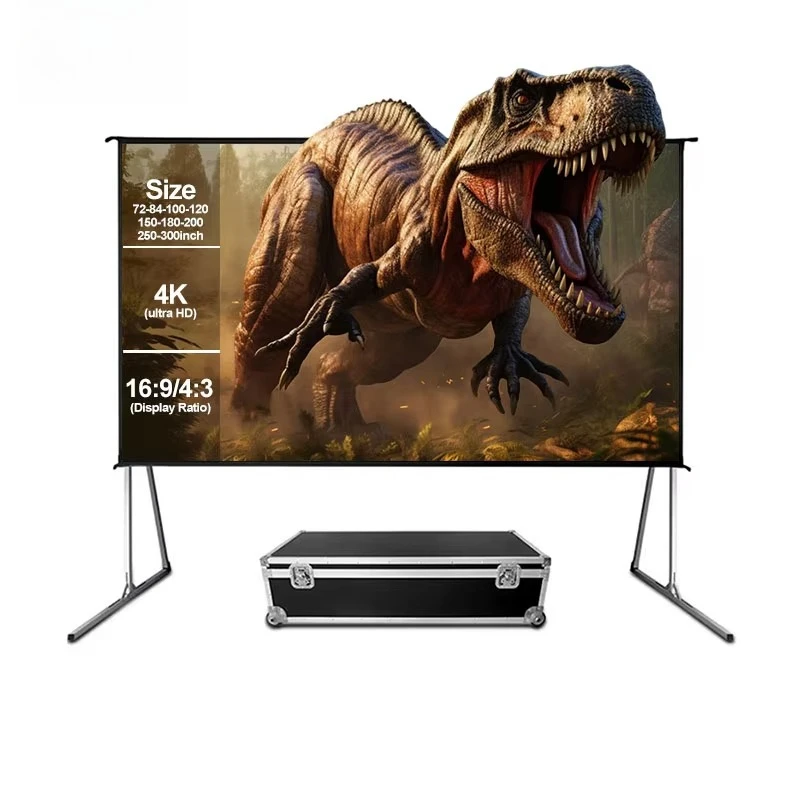 200 250 300inch 16:9 Outdoor Fast Fold Projection Screen Cinema Projector Screen Front Fabric For Event Backyard
200 250 300inch 16:9 Outdoor Fast Fold Projection Screen Cinema Projector Screen Front Fabric For Event Backyard