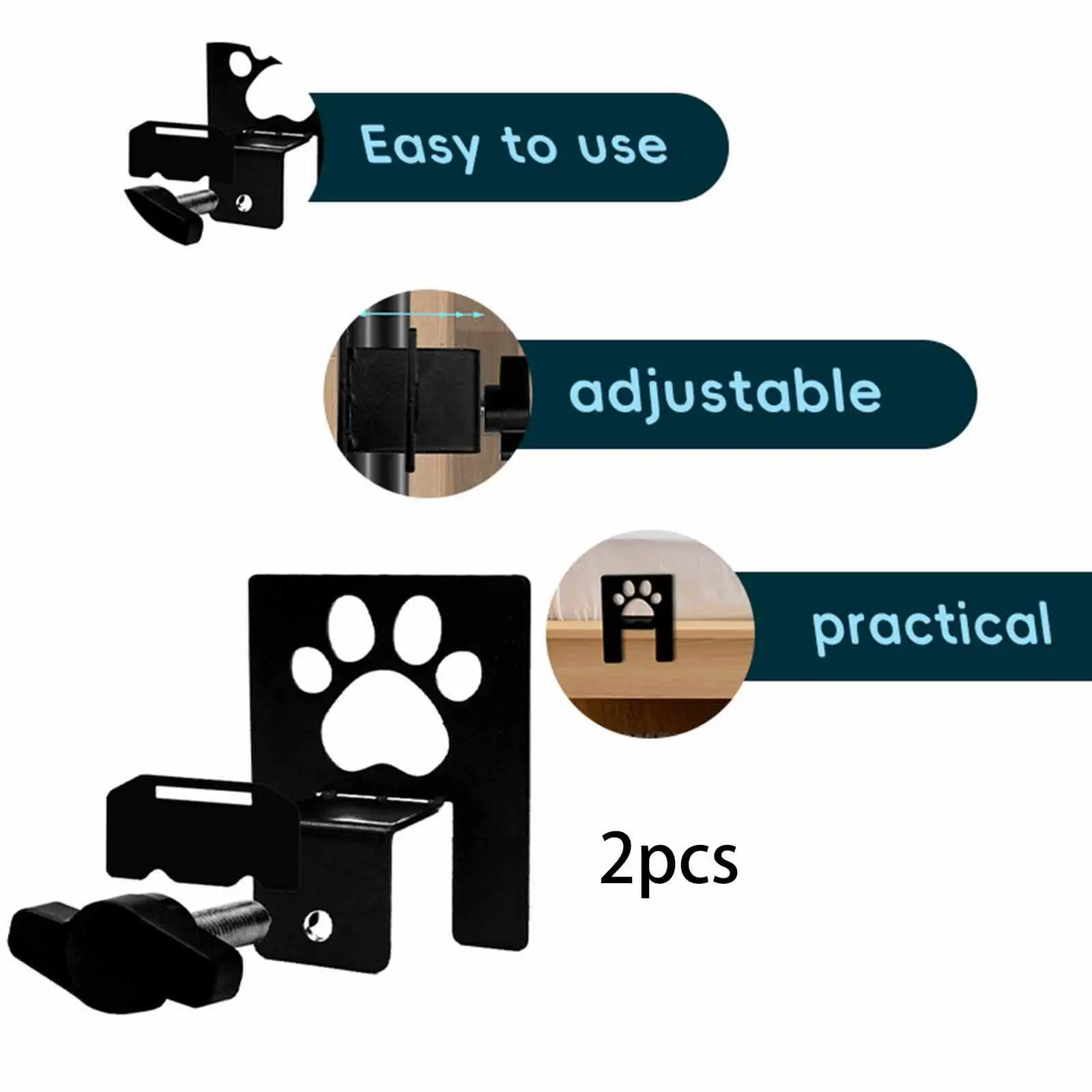 2Pcs Non Slip Mattress Gaskets Stability Pper Bar Metal Pad Grippers Easily Installed Cute Paw for Bed Frame Anti Slip Baffles
2Pcs Non Slip Mattress Gaskets Stability Pper Bar Metal Pad Grippers Easily Installed Cute Paw for Bed Frame Anti Slip Baffles