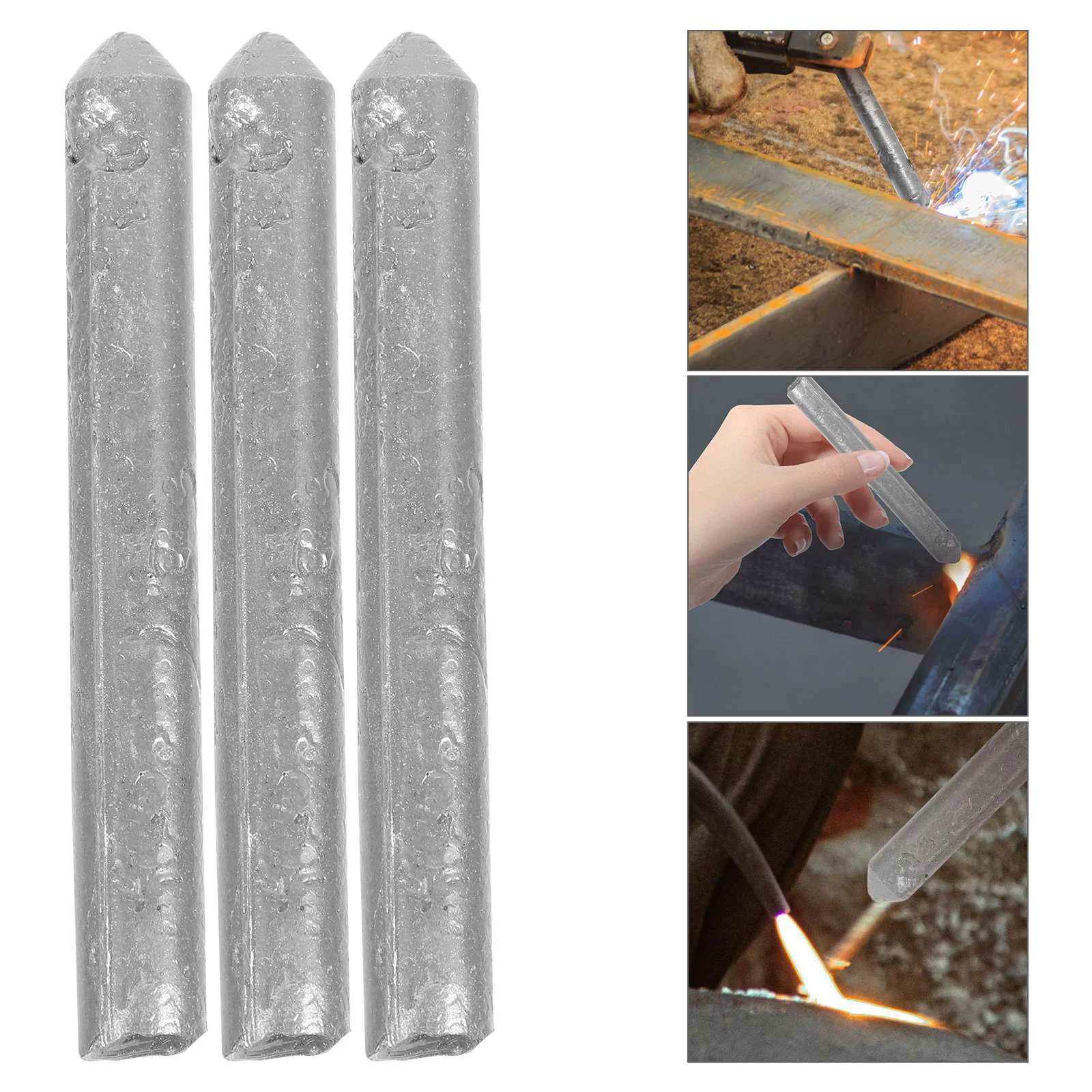 6 Pcs Welding Artifact Aluminum Sticks Low Temp Rods for All Metal Universal Silver Temperature
6 Pcs Welding Artifact Aluminum Sticks Low Temp Rods for All Metal Universal Silver Temperature