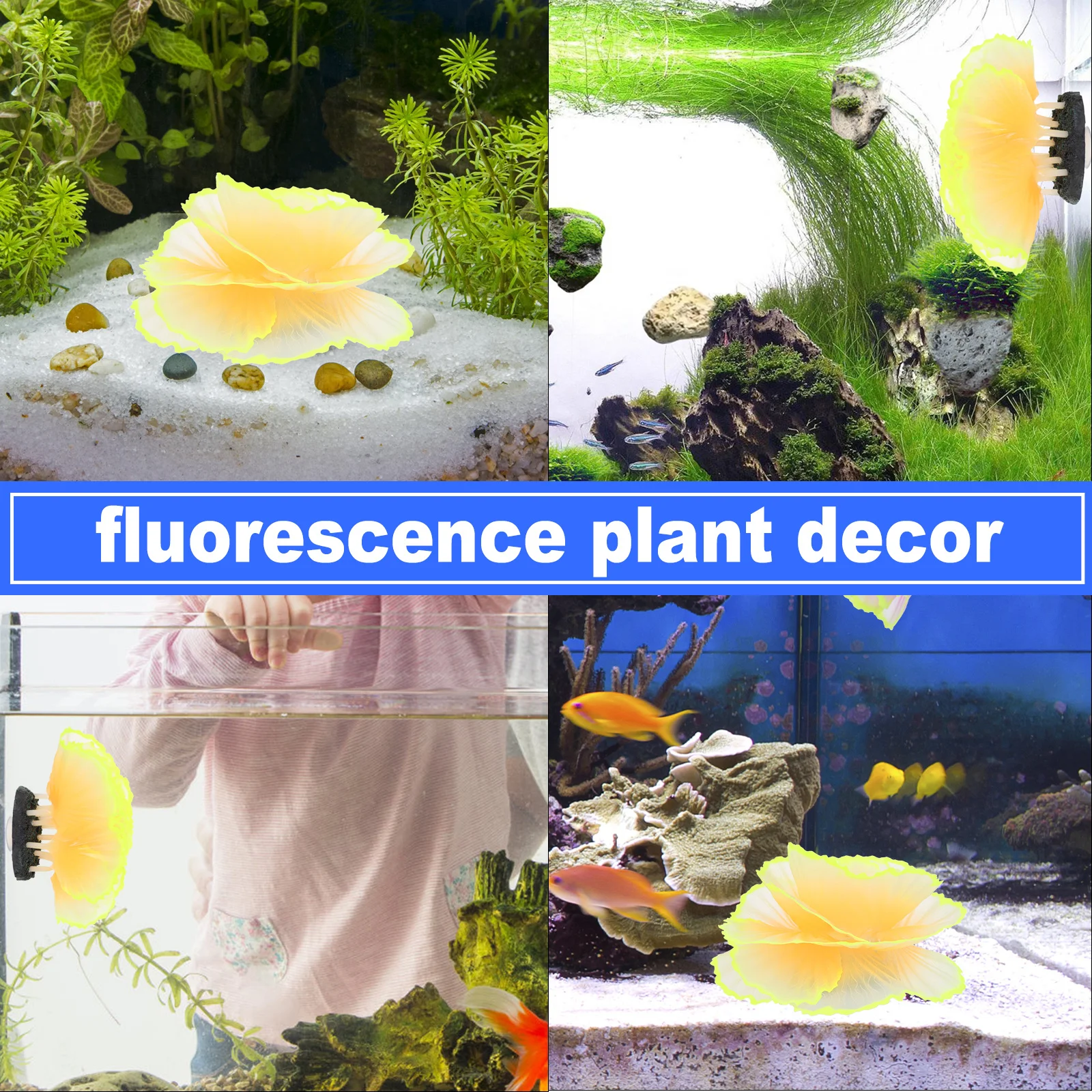 Aquarium Ornament Fluorescence Coral Simulation Plant Fish Tank Accessory Realistic Design Night Attractive Hide
Aquarium Ornament Fluorescence Coral Simulation Plant Fish Tank Accessory Realistic Design Night Attractive Hide