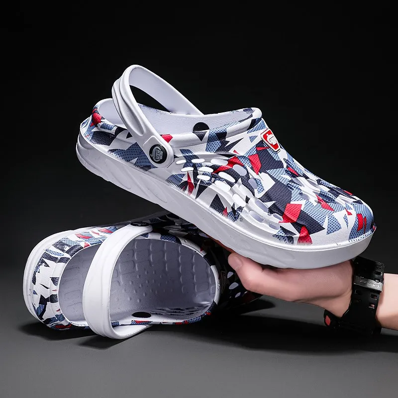 Summer Men Slippers Outdoor EVA Soft Bottom Unisex Outside Bath Slides Clogs Flip Flops Bathroom Sandal Beach Clogs Flat Shoes
Summer Men Slippers Outdoor EVA Soft Bottom Unisex Outside Bath Slides Clogs Flip Flops Bathroom Sandal Beach Clogs Flat Shoes