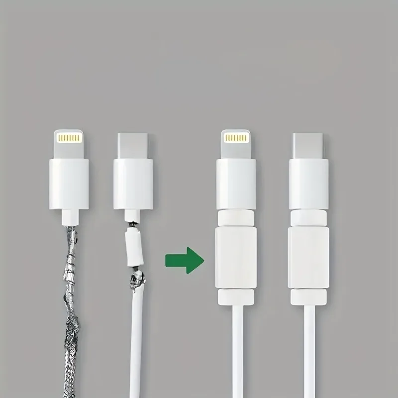8pcs Universal Charger Cable Protector for IPhone IOS/Type C/Micro USB/Android Cable Winder Anti-Breaking Wire Protective Sleeve
8pcs Universal Charger Cable Protector for IPhone IOS/Type C/Micro USB/Android Cable Winder Anti-Breaking Wire Protective Sleeve