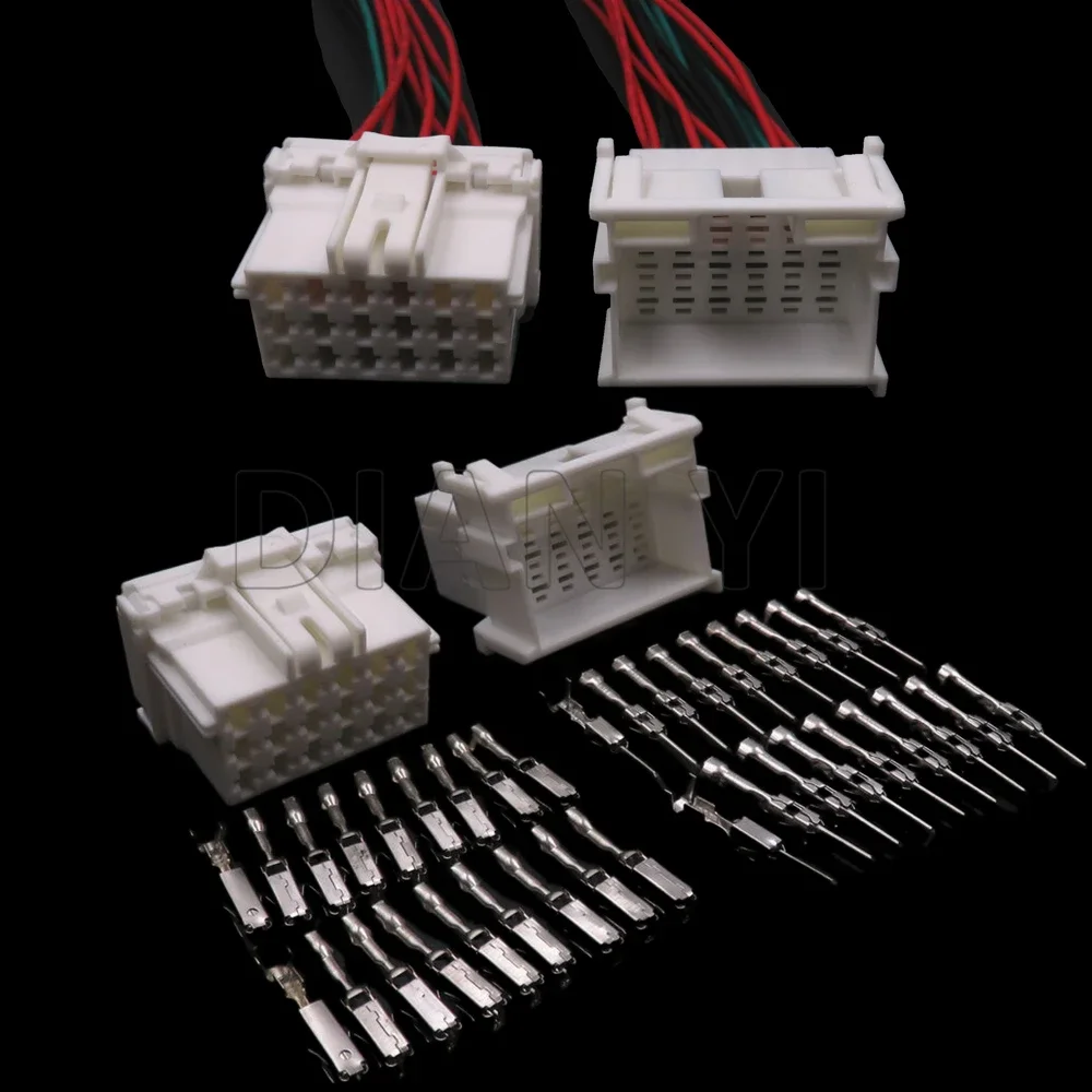 1 Set 18 Way Auto Power Amplifier Plastic Housing Connector AC Assembly Auto Wire Harness Socket 7-968974-1 2-967629-1
1 Set 18 Way Auto Power Amplifier Plastic Housing Connector AC Assembly Auto Wire Harness Socket 7-968974-1 2-967629-1