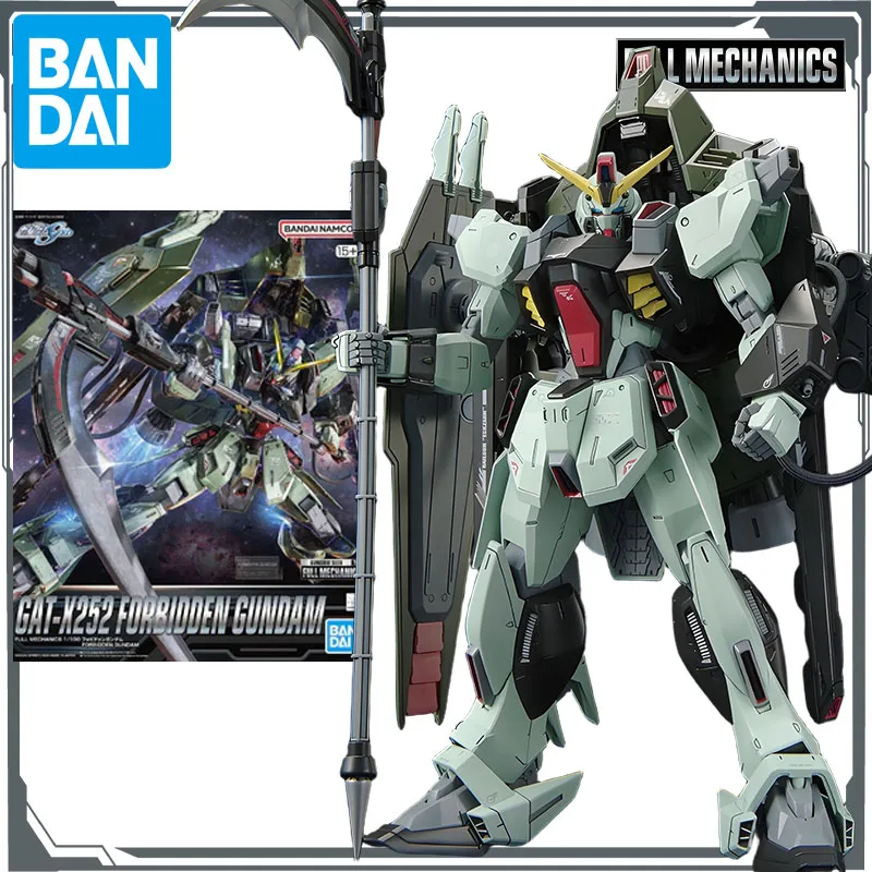 Bandai Original MODEL KIT GUNDAM FULL MECHANICS GAT - X252 Forbidden Gundam 1/100 Anime Action Figure Assembly Model Toys
Bandai Original MODEL KIT GUNDAM FULL MECHANICS GAT - X252 Forbidden Gundam 1/100 Anime Action Figure Assembly Model Toys