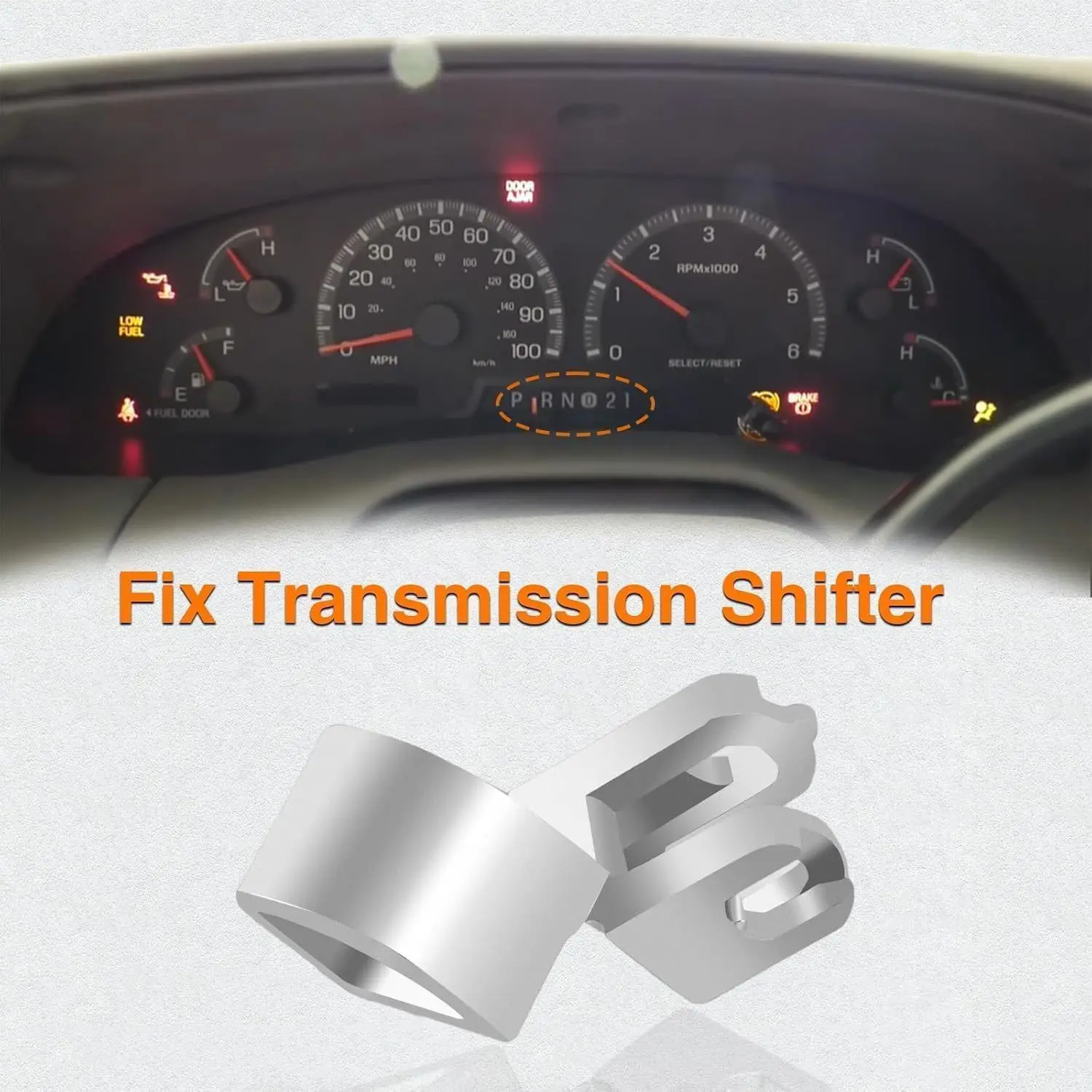 Кронштейн троса индикатора переключения передач METAL 83244 совместим с Ford E150 E250 E350 E450 F150 F250 F350 F450 F550 Excursion
Кронштейн троса индикатора переключения передач METAL 83244 совместим с Ford E150 E250 E350 E450 F150 F250 F350 F450 F550 Excursion