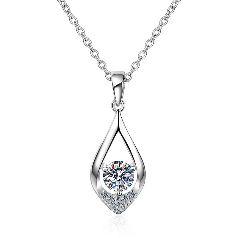 XMZ042Lefei Fashion Luxury Classic Moissanite Fine Design 0.5ct Waterdrop Necklace For Charm Women 925 Silver Party Jewelry Gift
XMZ042Lefei Fashion Luxury Classic Moissanite Fine Design 0.5ct Waterdrop Necklace For Charm Women 925 Silver Party Jewelry Gift