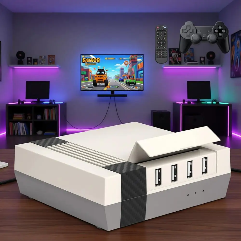 XMSJKinhank Retro Game Ole With 100000+Games,Super Ole CUBE X3 Video Game Ole With EmuElec 4.5/Android 9/CoreE,8K Output,2.4+5G,
XMSJKinhank Retro Game Ole With 100000+Games,Super Ole CUBE X3 Video Game Ole With EmuElec 4.5/Android 9/CoreE,8K Output,2.4+5G,