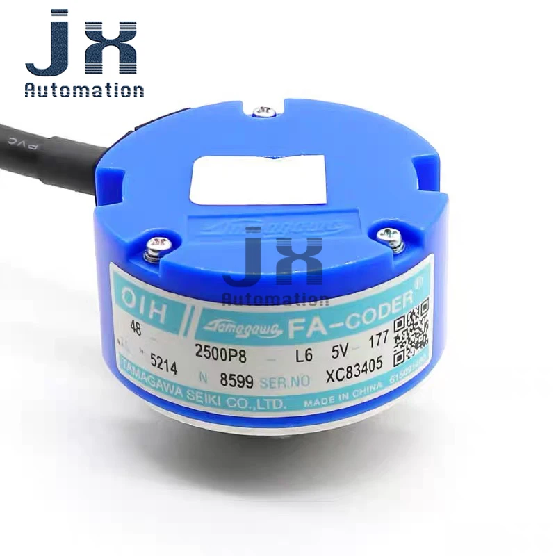 Optoelectronic Incremental Rotary Encoder TS5214N8599 OIH48-2500P8-L6-5V AB 2 Phase for Industrial Automation Equipment
Optoelectronic Incremental Rotary Encoder TS5214N8599 OIH48-2500P8-L6-5V AB 2 Phase for Industrial Automation Equipment 