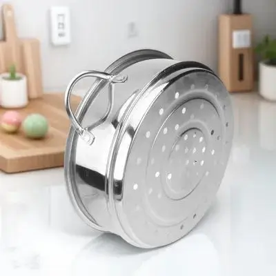 22Cm Stainless Steel Steamer Basket Handles Design Multi Hole Food Steamer Grid for Buns Dumplings Kitchen Cooking
22Cm Stainless Steel Steamer Basket Handles Design Multi Hole Food Steamer Grid for Buns Dumplings Kitchen Cooking