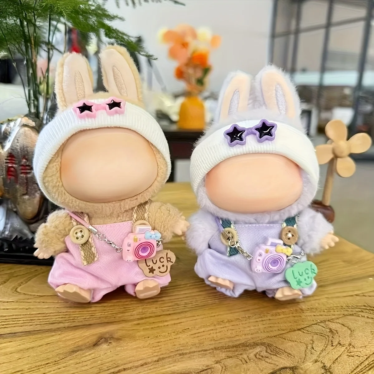 For LABUBU Doll'S Clothes Outfit Accessories 15-17cm Labubu Idol V1 V2 Stylish Outfit Clothes Sports Leisure Suit Clothing Gift
For LABUBU Doll'S Clothes Outfit Accessories 15-17cm Labubu Idol V1 V2 Stylish Outfit Clothes Sports Leisure Suit Clothing Gift