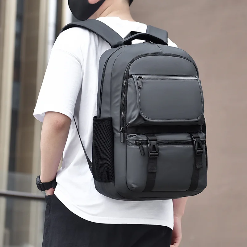 New fashion large-capacity backpack men's simple fashion leisure backpack business commuter bag outdoor travel bag
New fashion large-capacity backpack men's simple fashion leisure backpack business commuter bag outdoor travel bag