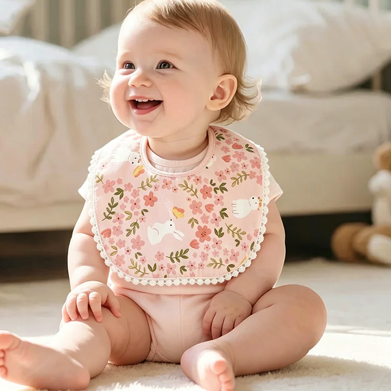 Soft Cotton Baby Bibs Girls Boys Sweet Floral Print Bibs Newborn Infant Waterproof Feeding Bibs Burp Clothes Kids Saliva Towels
Soft Cotton Baby Bibs Girls Boys Sweet Floral Print Bibs Newborn Infant Waterproof Feeding Bibs Burp Clothes Kids Saliva Towels