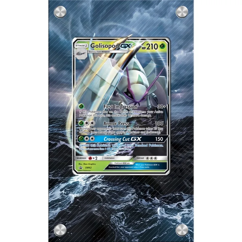 Art Display for Pokemon Golisopod Card PTCG Keychain Anime Game Collectibles Anime Merchandise Acrylic Protective Case Toys Gift
Art Display for Pokemon Golisopod Card PTCG Keychain Anime Game Collectibles Anime Merchandise Acrylic Protective Case Toys Gift