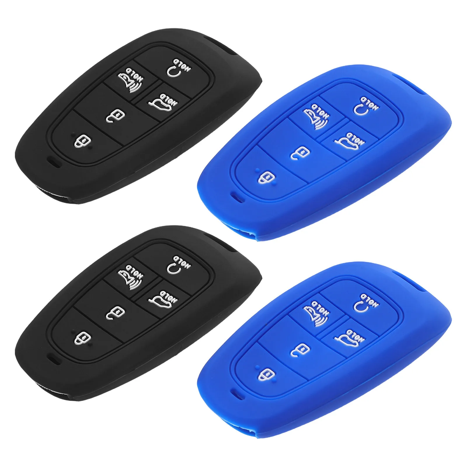 4Pcs Silicone Car Key Fob Cover Anti-Slip Protective Case Customized for 5 Button Smart Car Key Shell Protector
4Pcs Silicone Car Key Fob Cover Anti-Slip Protective Case Customized for 5 Button Smart Car Key Shell Protector