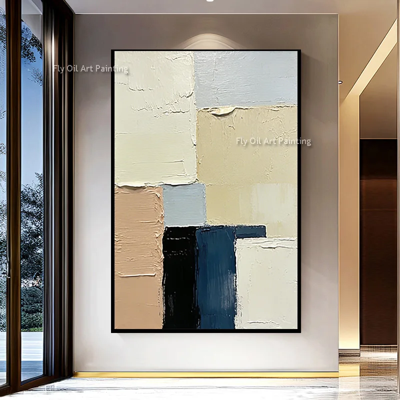 Large Light Yellow Blue Canvas Oil Painting Original Design Fashion Artwork Hand Painted Blue Beige Home Wall Decor Items As Gif
Large Light Yellow Blue Canvas Oil Painting Original Design Fashion Artwork Hand Painted Blue Beige Home Wall Decor Items As Gif