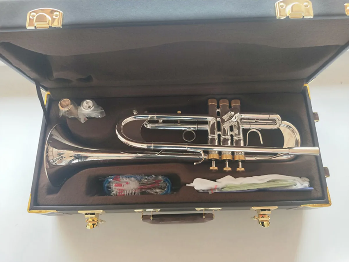 Japanese Brand New Trumpet LT197GS-77 B Flat Musical Instrument Silver-plated Trumpet professional grade performance
Japanese Brand New Trumpet LT197GS-77 B Flat Musical Instrument Silver-plated Trumpet professional grade performance