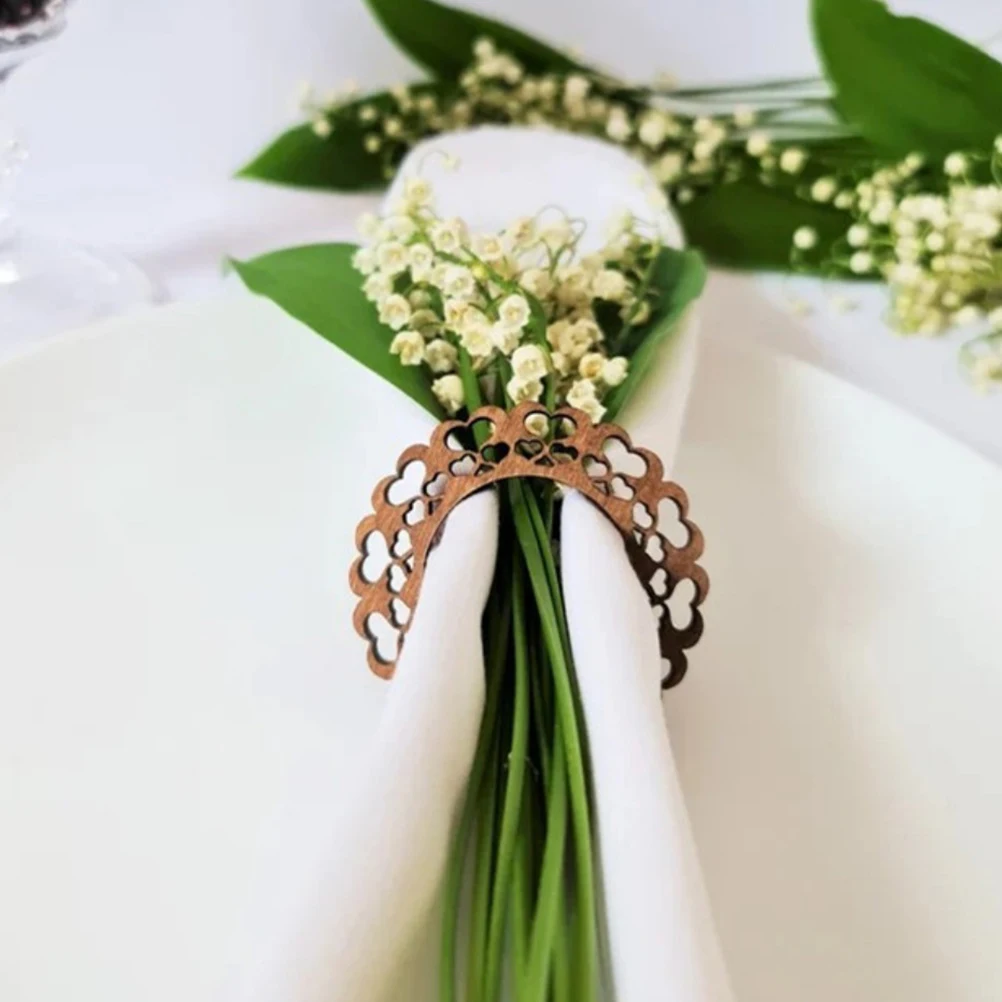 4 Pcs Napkin Ring Decors Dining Table Formal Rings Decorative Holder Wood Autumn Banquet Flower
4 Pcs Napkin Ring Decors Dining Table Formal Rings Decorative Holder Wood Autumn Banquet Flower