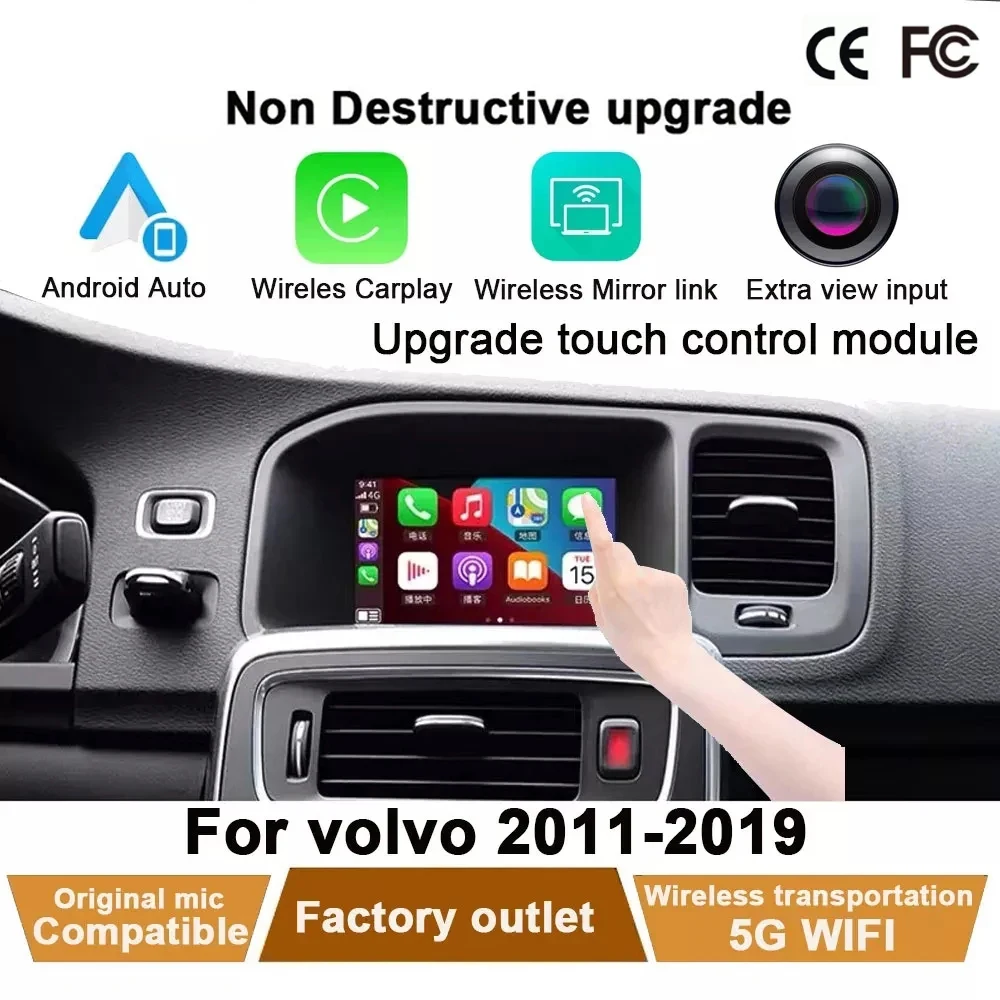 Беспроводной автомобильный интерфейсный декодер Apple Carplay Android для Volvo 2011-2019 XC60 S60 V40 V60 XC70 S80 C5 Volvo Carplay
Беспроводной автомобильный интерфейсный декодер Apple Carplay Android для Volvo 2011-2019 XC60 S60 V40 V60 XC70 S80 C5 Volvo Carplay