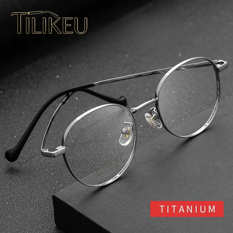 2026 Ultra-Light Retro Titanium Glasses Frame Men's Classic Round Full Frame Eyeglasses Women Luxury Designer Eyewear Spectacle
2026 Ultra-Light Retro Titanium Glasses Frame Men's Classic Round Full Frame Eyeglasses Women Luxury Designer Eyewear Spectacle
