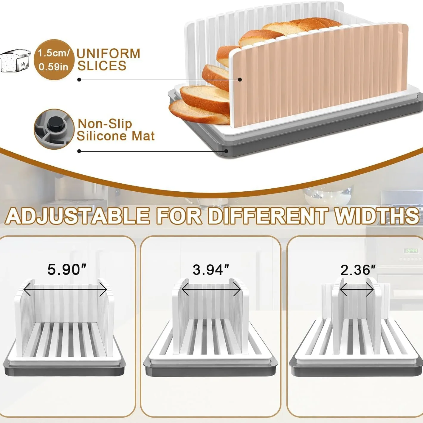 New Home & Commercial Multi-functional Bread Cutting Board with Foldable Design for Slicing and Dicing
New Home & Commercial Multi-functional Bread Cutting Board with Foldable Design for Slicing and Dicing