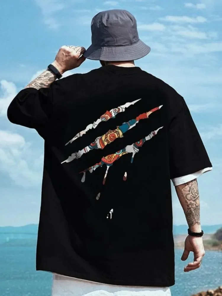 2025 Summer New Plus-size Fashion Brand Short-sleeved Youth T-shirt Original Crew-neck Loose Plus Fat Printed Male Couple Tshirt
2025 Summer New Plus-size Fashion Brand Short-sleeved Youth T-shirt Original Crew-neck Loose Plus Fat Printed Male Couple Tshirt