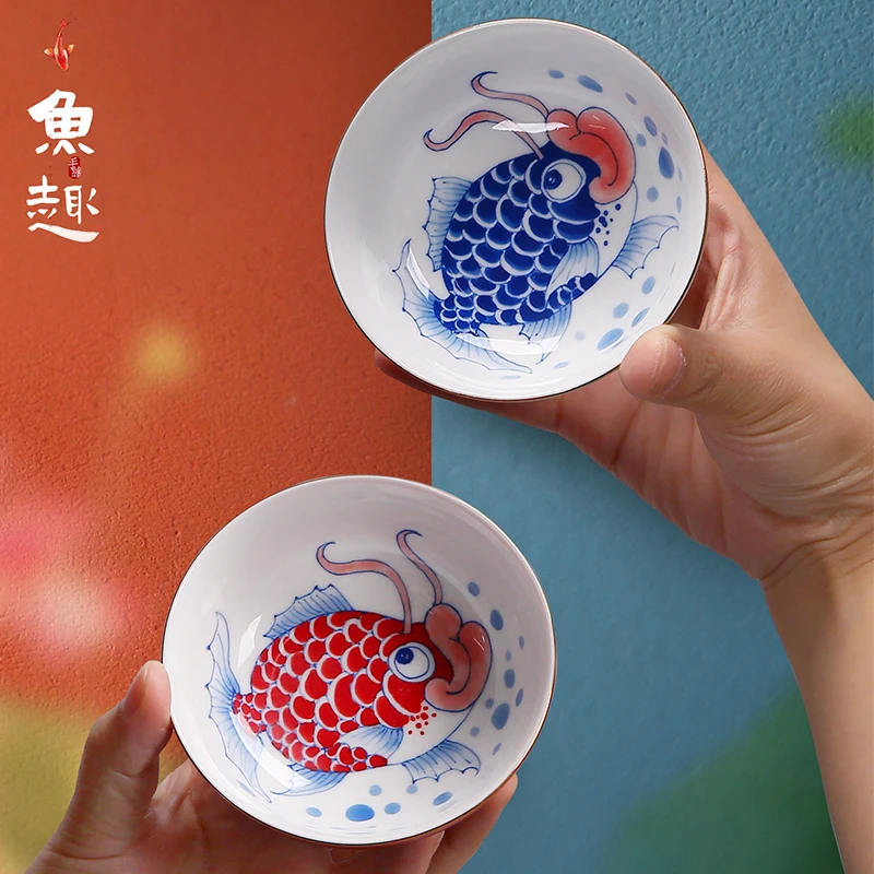 High-End Jingdezhen Hand Painted Blue and White Cup Single Pu'er Couple's Cups
High-End Jingdezhen Hand Painted Blue and White Cup Single Pu'er Couple's Cups