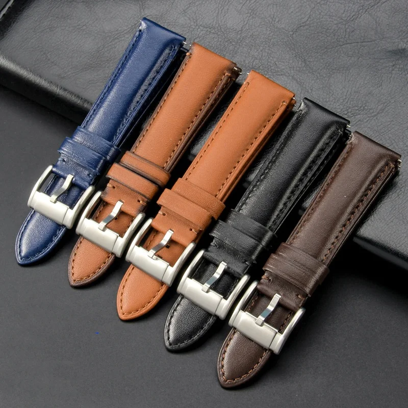 22mm 24mm Quick Release Waterproof Leather Watch Strap Stainless Steel Pin Buckle Band Replacement for Universal Watch Bracelet
22mm 24mm Quick Release Waterproof Leather Watch Strap Stainless Steel Pin Buckle Band Replacement for Universal Watch Bracelet