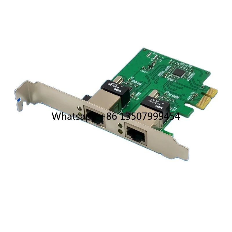 PCI Express X1 RTL8111H Internal Dual Port/RJ45 Gigabit Ethernet Copper Network Card for Server in Stock
PCI Express X1 RTL8111H Internal Dual Port/RJ45 Gigabit Ethernet Copper Network Card for Server in Stock
