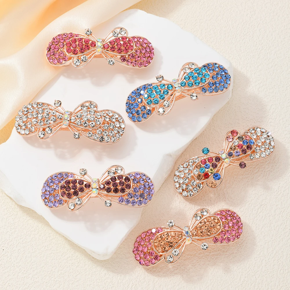 Hollowed-out full diamond leaves, spring clips, metal hair clips, ladies' updo, hair accessories, and colorful accessories
Hollowed-out full diamond leaves, spring clips, metal hair clips, ladies' updo, hair accessories, and colorful accessories