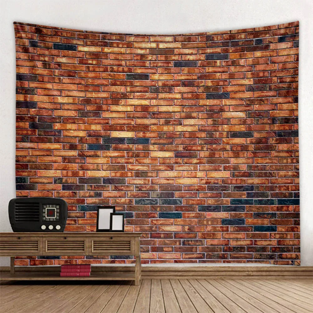 3D brick wall, wooden board, tapestry, home mural art room aesthetic decoration living room background cloth hanging on the wall
3D brick wall, wooden board, tapestry, home mural art room aesthetic decoration living room background cloth hanging on the wall